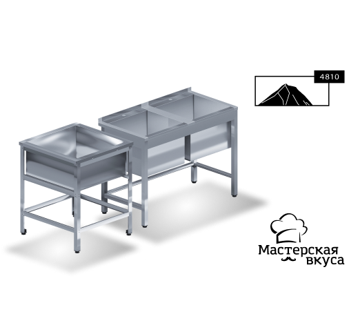 Моечные ванны из нержавеющей стали МОНБЛАН Моечные ванны из нержавеющей стали МОНБЛАН