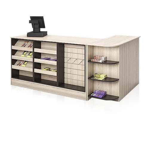 Кассовые зоны и прилавки Кассовые зоны и прилавки